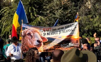UPDATE: Fermierii protestează în București. Incidente majore între fermieri și jandarmi 10 Fermierii protestează în București. Exporturile de ovine și costurile, pe lista de revendicări
