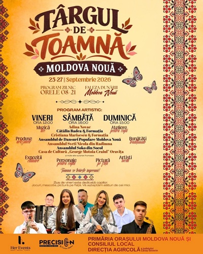 Târg de toamnă pe malul Dunării. Expoziții, ateliere pentru copii, recitaluri muzicale 2 targ de toamna moldova noua