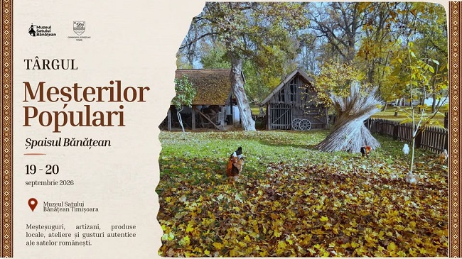 Oferta culturală a Consiliului Județean Timiș pentru perioada 14 – 20 septembrie 1 Oferta culturală a Consiliului Județean Timiș pentru perioada 14 – 20 septembrie