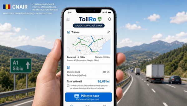 Platforma TollRo va putea fi utilizată începând cu 1 octombrie 2026. Cum se vor achita rovinieta, tichetul de rută și tariful TollRo 1 Platforma TollRo va putea fi utilizată începând cu 1 octombrie 2026. Cum se vor achita rovinieta, tichetul de rută și tariful TollRo