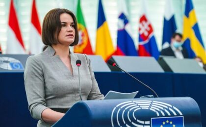 Sviatlana Tsikhanouskaya, lidera opoziției din Belarus, este laureata celei de-a treia ediții a Timișoara Award for European Values