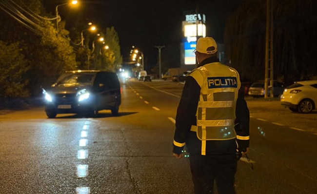 Acțiune de amploare a poliției în Timișoara: sute de mașini oprite în trafic în doar câteva ore