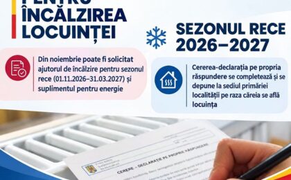 Ajutorul pentru încălzirea locuinței și suplimentul pentru energie continuă în sezonul rece 2026–2027 1 Ajutorul pentru încălzirea locuinței și suplimentul pentru energie continuă în sezonul rece 2026–2027