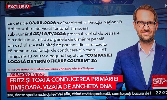 Fritz, Lațcău, Creiveanu și conducerea Primăriei, în vizorul DNA privind 67,8 milioane pentru Colterm 2 captura fritz dna