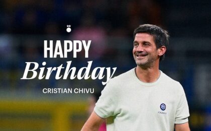 Cristian Chivu împlinește 46 de ani. Inter îl laudă: „Dedicare, curaj - valorile antrenorului”