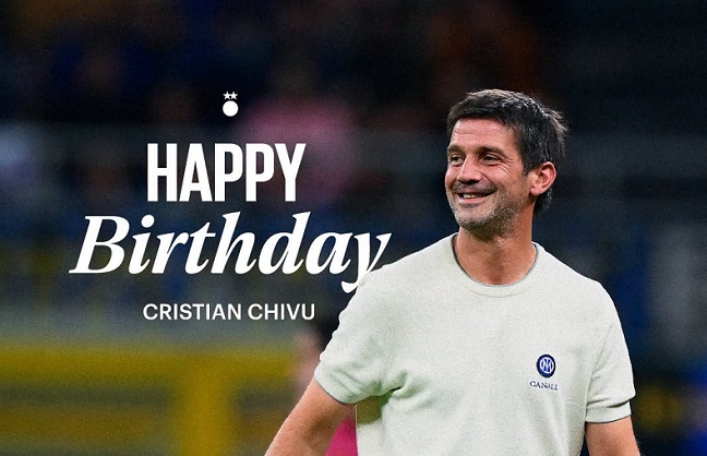 Cristian Chivu împlinește 46 de ani. Inter îl laudă: „Dedicare, curaj - valorile antrenorului”