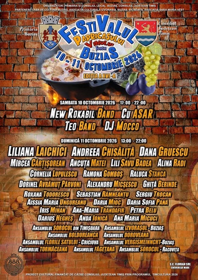 Weekend de sărbătoare într-o localitate timișeană. Papricaș după rețete tradiționale, muzică și voie bună 2 festivalul papricasului