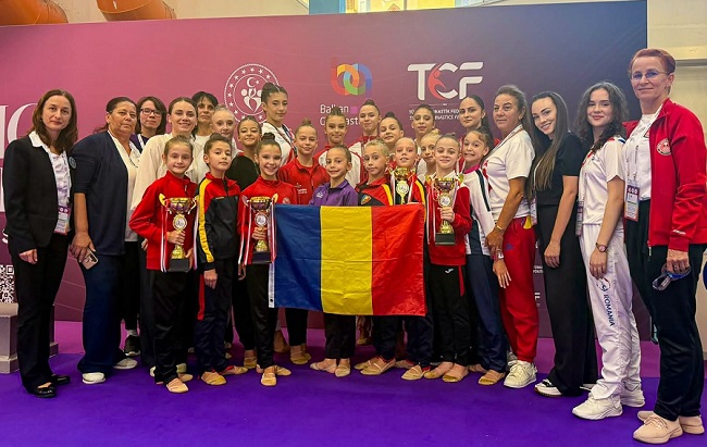 Gimnastică ritmică. Medalii pentru reprezentantele CSȘ 1 Timișoara la Campionatul Balcanic