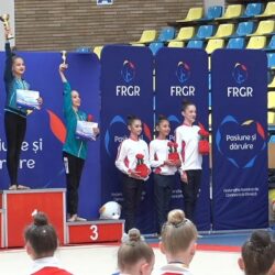 Gimnastele de la Clubul Sportiv Școlar nr. 1 Timișoara, salbă de medalii la Arad
