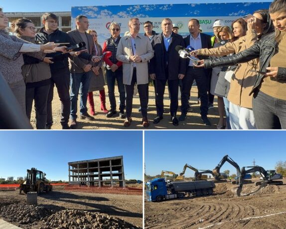 A început construcția Institutului Regional de Oncologie Timișoara. O șansă în plus pentru bolnavii de cancer din vestul țării (VIDEO) 1 A început construcția Institutului Regional de Oncologie Timișoara. O șansă în plus pentru bolnavii de cancer din vestul țării (VIDEO)