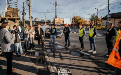 Primăria Timișoara a predat amplasamentul constructorului pentru noua linie de tramvai de pe Strada Gării