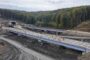 Progres fizic de 70% la structurile de pe autostrada A1, sectorul Margina – Holdea (VIDEO)