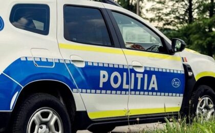Fugar arestat la Timişoara. A condus o maşină fără a avea permis şi a fost urmărit de poliţişti pe câmp