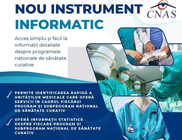 CNAS lansează o platformă prin care pacienții pot afla ce spitale oferă servicii în programele naționale de sănătate 1 CNAS lansează o platformă prin care pacienții pot afla ce spitale oferă servicii în programele naționale de sănătate