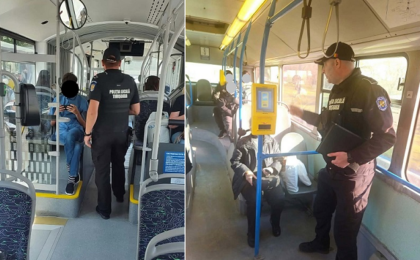 Peste 800 de sancțiuni au fost aplicate de polițiștii locali în mijloacele de transport public din Timișoara 19 Peste 800 de sancțiuni au fost aplicate de polițiștii locali în mijloacele de transport public din Timișoara