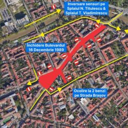 Încep... cu o amânare lucrările în zona Piaţa Mocioni. Modificări importante în trafic. Trecerea de pietoni din fața CNB va fi desființată (foto) 2 Încep lucrările în zona Piaţa Mocioni. Modificări importante în trafic. Trecerea de pietoni din fața CNB va fi desființată