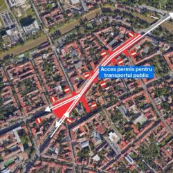 Încep... cu o amânare lucrările în zona Piaţa Mocioni. Modificări importante în trafic. Trecerea de pietoni din fața CNB va fi desființată (foto) 6 Încep lucrările în zona Piaţa Mocioni. Modificări importante în trafic. Trecerea de pietoni din fața CNB va fi desființată
