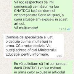 Ministerul Educației redeschide cazul falsului în declarații comis de un profesor universitar din Timișoara și mușamalizat de un complice din CNATDCU
