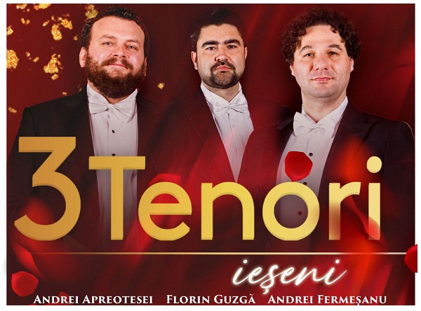Concert extraordinar „3 Tenori ieșeni” la Timișoara