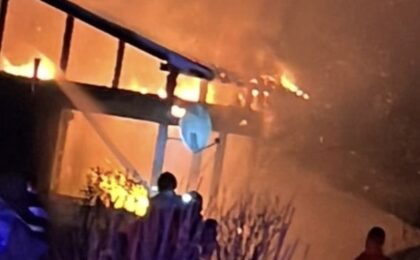 Incendiu violent, intervenție promptă a pompierilor