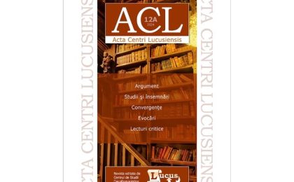 Recunoaștere internațională pentru jurnalul științific timișorean Acta Centri Lucusiensis