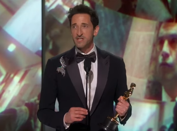 Adrien Brody a câștigat premiul Oscar pentru cel mai bun actor