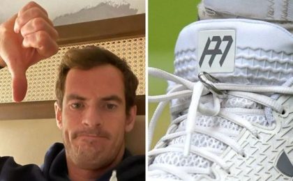 Lui Andy Murray i-a fost furată verigheta, după ce o legase de șireturile pantofilor de sport