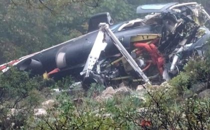 Un elicopter s-a prăbușit în Italia: șapte persoane au murit