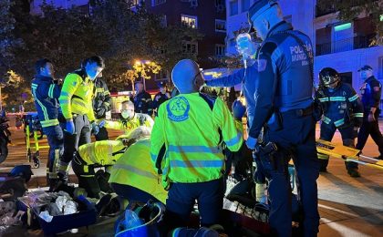 Doi morți și 10 răniți într-un incendiu la un restaurant din Madrid, din cauza mâncării flambate