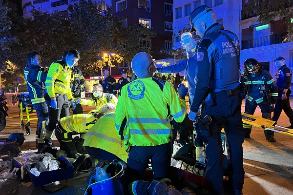 Doi morți și 10 răniți într-un incendiu la un restaurant din Madrid, din cauza mâncării flambate