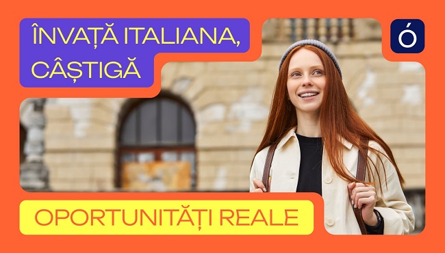 Cursuri de italiană la Oratorica: după 3 luni vei putea vorbi liber (P)