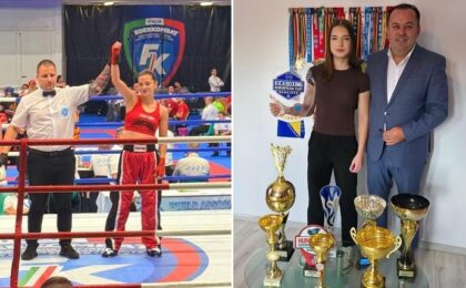 Daria Dobrovolski a cucerit medalia de argint la Campionatul European de Kickboxing WAKO. A fost premiată de CJT