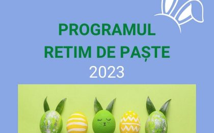 Programul de lucru al companiei Retim în zilele de 14 aprilie - „Vinerea Mare” și 17 aprilie 2023 - „Paștele Ortodox”