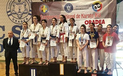 Salbă de medalii pentru sportivii de la ACS Kaizen Karate Timişoara