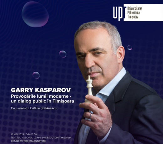 Garry Kasparov, dialog cu publicul la Timișoara, în 16 mai 2024