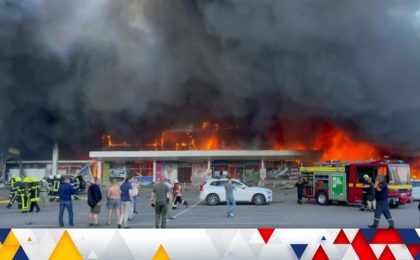 Un mall aglomerat din Ucraina a fost lovit de o rachetă a rușilor: cel puțin 2 morți, 20 de răniți