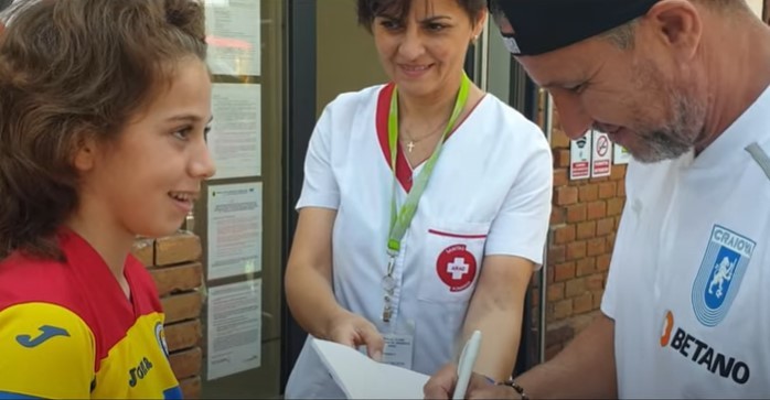 Laurențiu Reghecampf, donație pentru secţia de pediatrie a Spitalului Judeţean Arad. Video