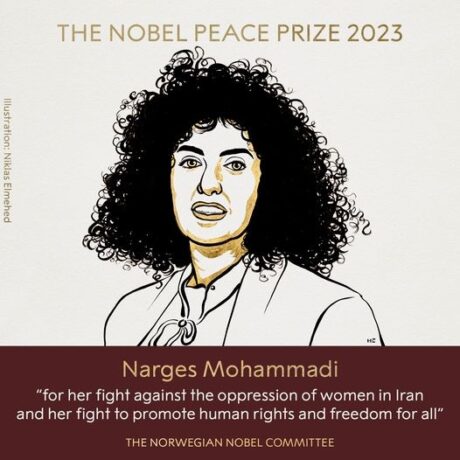 Nobel 2023: Activista iraniană Narges Mohammadi, laureata premiului Nobel pentru Pace