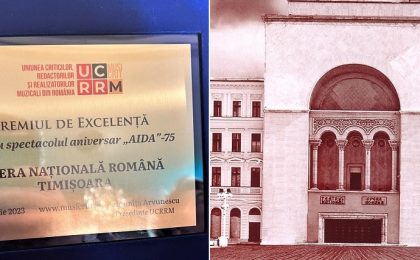 Premiu de excelență pentru Opera Națională Română din Timișoara