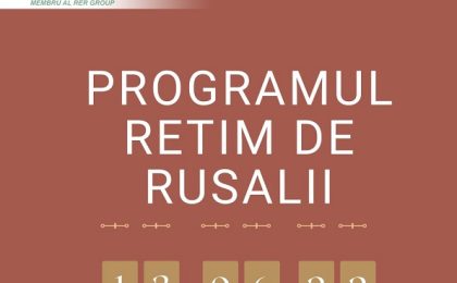 Programul RETIM de Rusalii