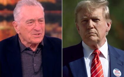 Donald Trump îl consideră pe legendarul actor Robert De Niro o „persoană cu tulburări mintale”