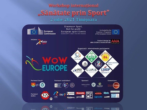 Sanatate prin sport proiectul WOW EUROPE