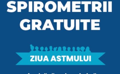 Spirometrii gratuite la Timișoara, în acest sfârșit de săptămână, de Ziua Mondială a Astmului 1 Spirometrii gratuite la Timișoara, în acest sfârșit de săptămână, de Ziua Mondială a Astmului