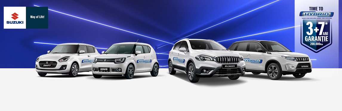 Suzuki își extinde gama de modele hibrid şi devine primul producător care comercializează doar modele hibrid 12V si 48V. Time to Hybrid! 2 Suzuki