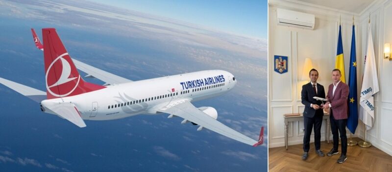 Turkish Airlines vine la Timișoara, cu 5 curse pe săptămână!