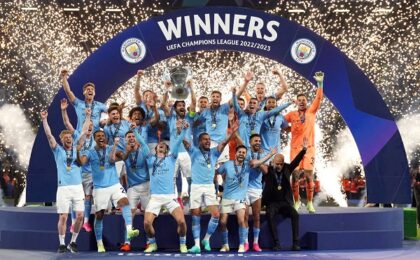 Manchester City a câştigat UEFA Champions League. Sezon istoric pentru City