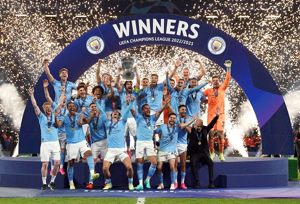 Manchester City a câştigat UEFA Champions League. Sezon istoric pentru City