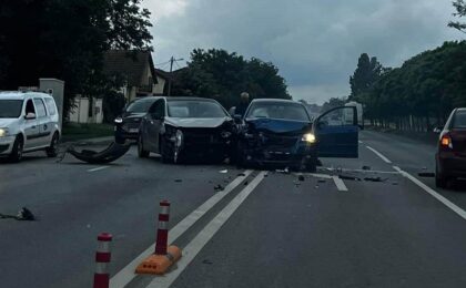 Accident violent între Timișoara și Giroc