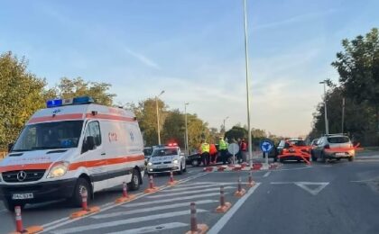 Accident grav între Timișoara și Giroc