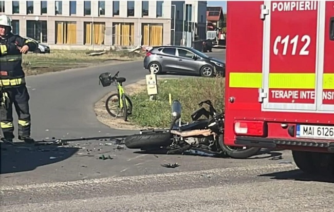 Motociclist accidentat mortal în Timișoara